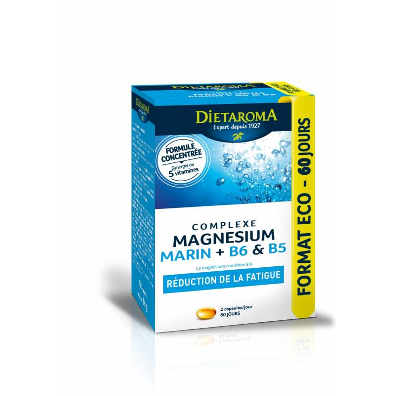 magnésium+B6+B5. Le magnésium peut contribuer à la réduction de la fatigue.