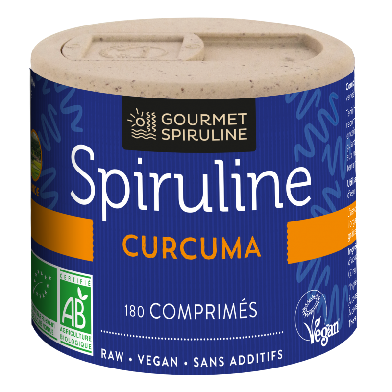 spiruline, curcuma, bio, vitalité