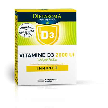 Vitamine D3 végétale 2000UI