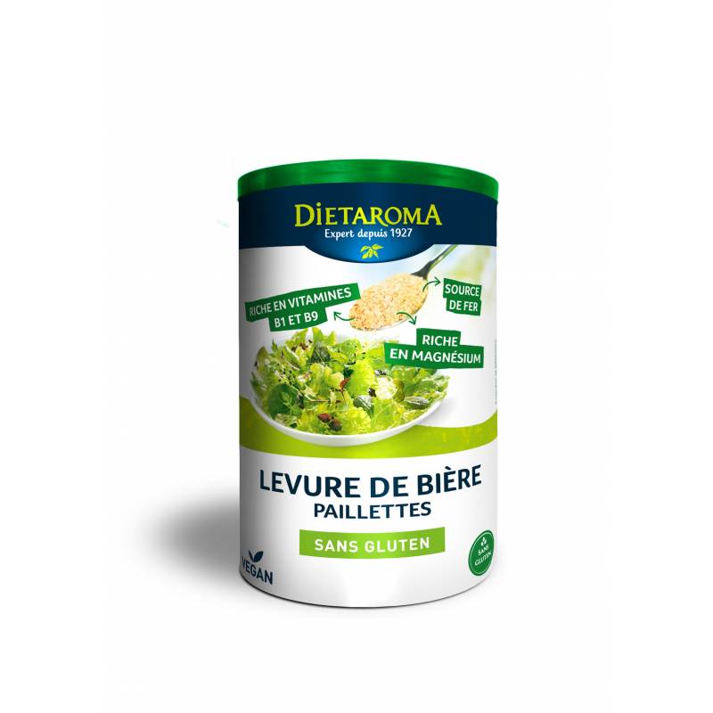 Levure de bière sans gluten en paillettes - Dietaroma