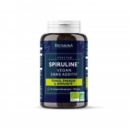 Spiruline bio – 180 comprimés